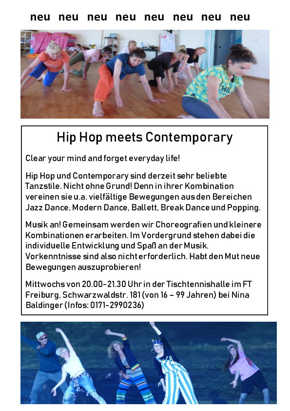 Hip Hop meets Contemporary